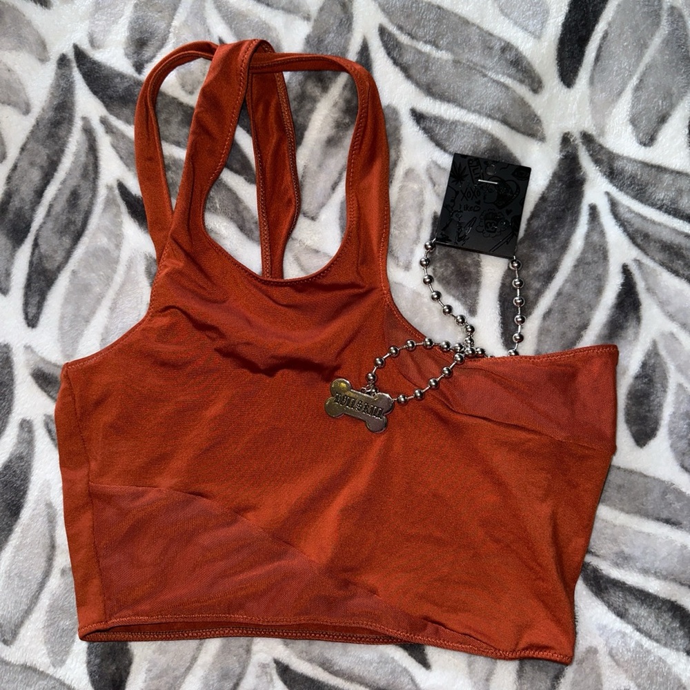 Poster Grl Tank + Dog collar necklace